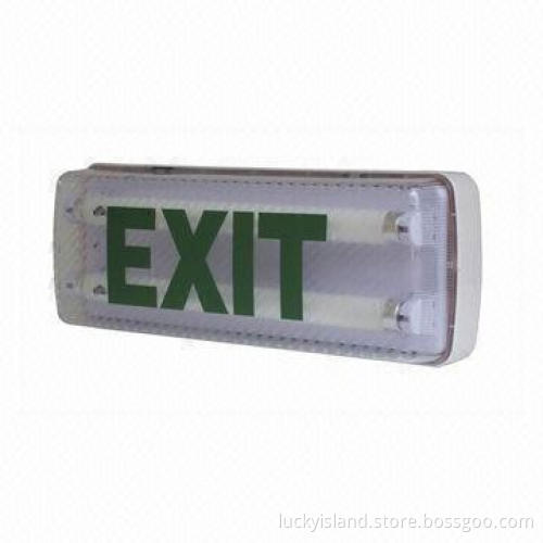 Emergency Exit Light with Built-in Recharging Cord